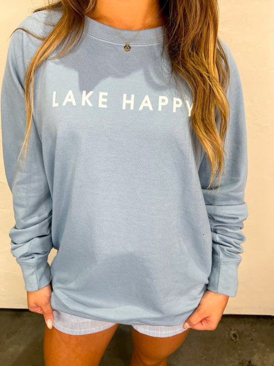 Load image into Gallery viewer, Lake Happy Sweatshirt - Revel Boutique
