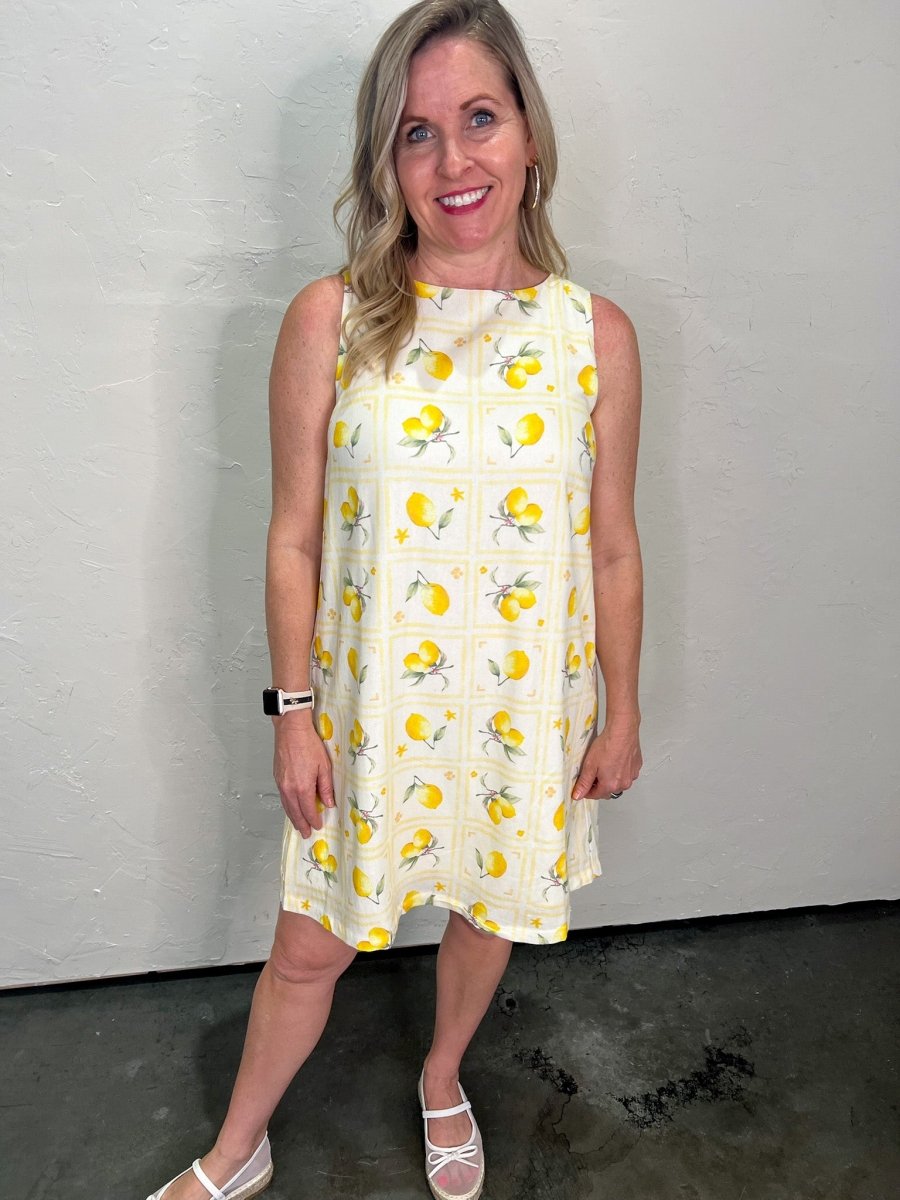 Lemon Drop Shift Dress - Revel Boutique