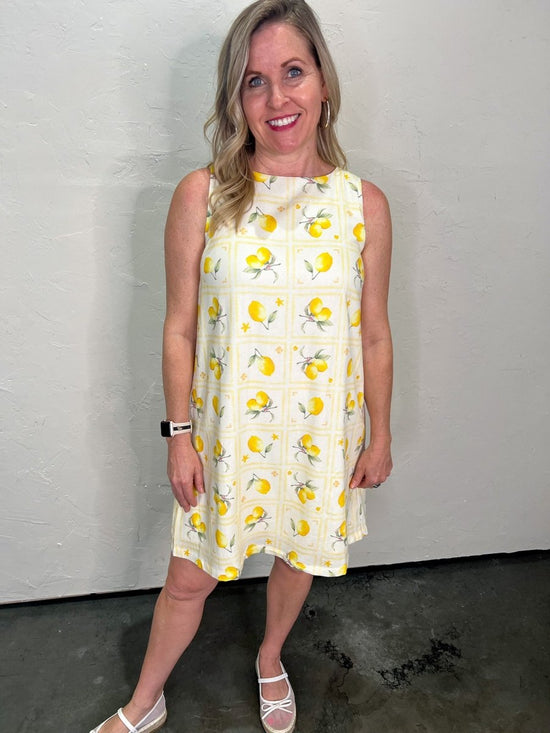 Lemon Drop Shift Dress - Revel Boutique