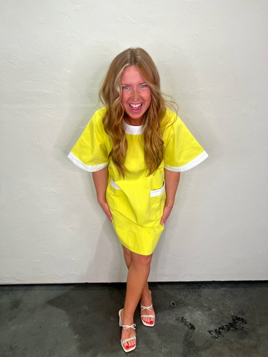 Lemonade Stand Mod Dress - Revel Boutique