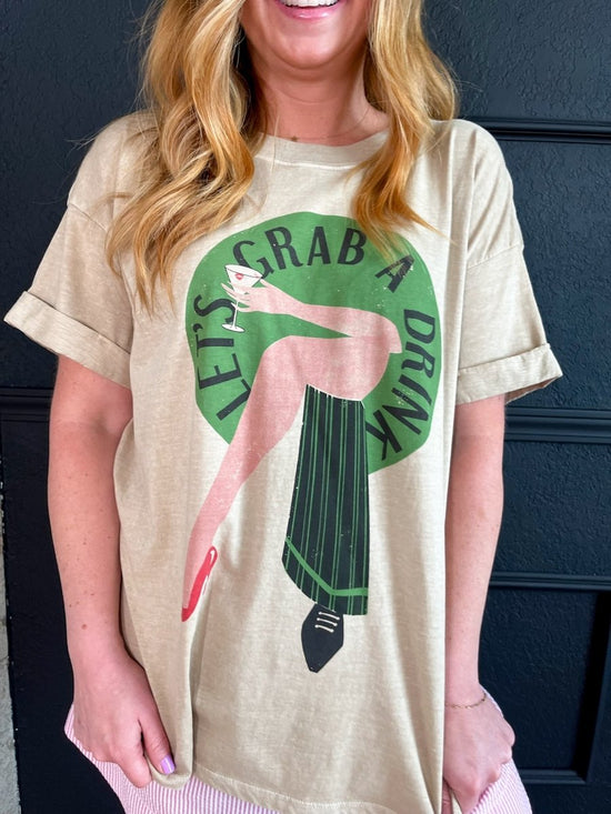Lets Grab a Drink Tee - Revel Boutique