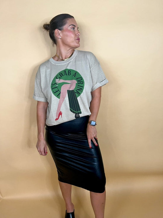 Lets Grab a Drink Tee - Revel Boutique