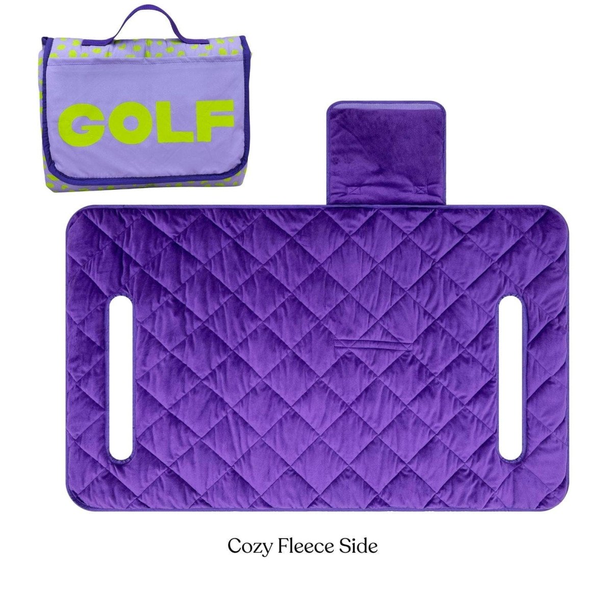 Lilac Leopard Reversible Golf Cart Seat Cover - Revel Boutique