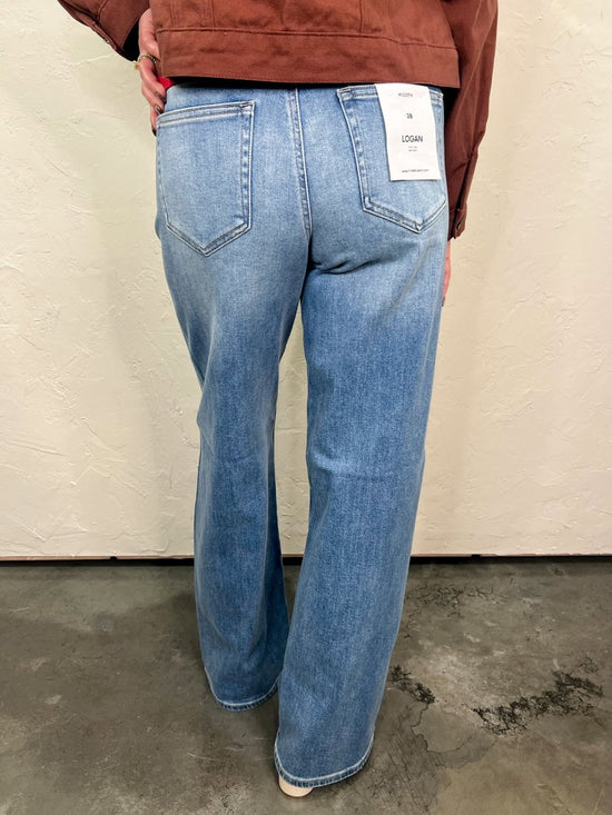 Logan Mid Rise Dad Basic Jean - Medium - Revel Boutique