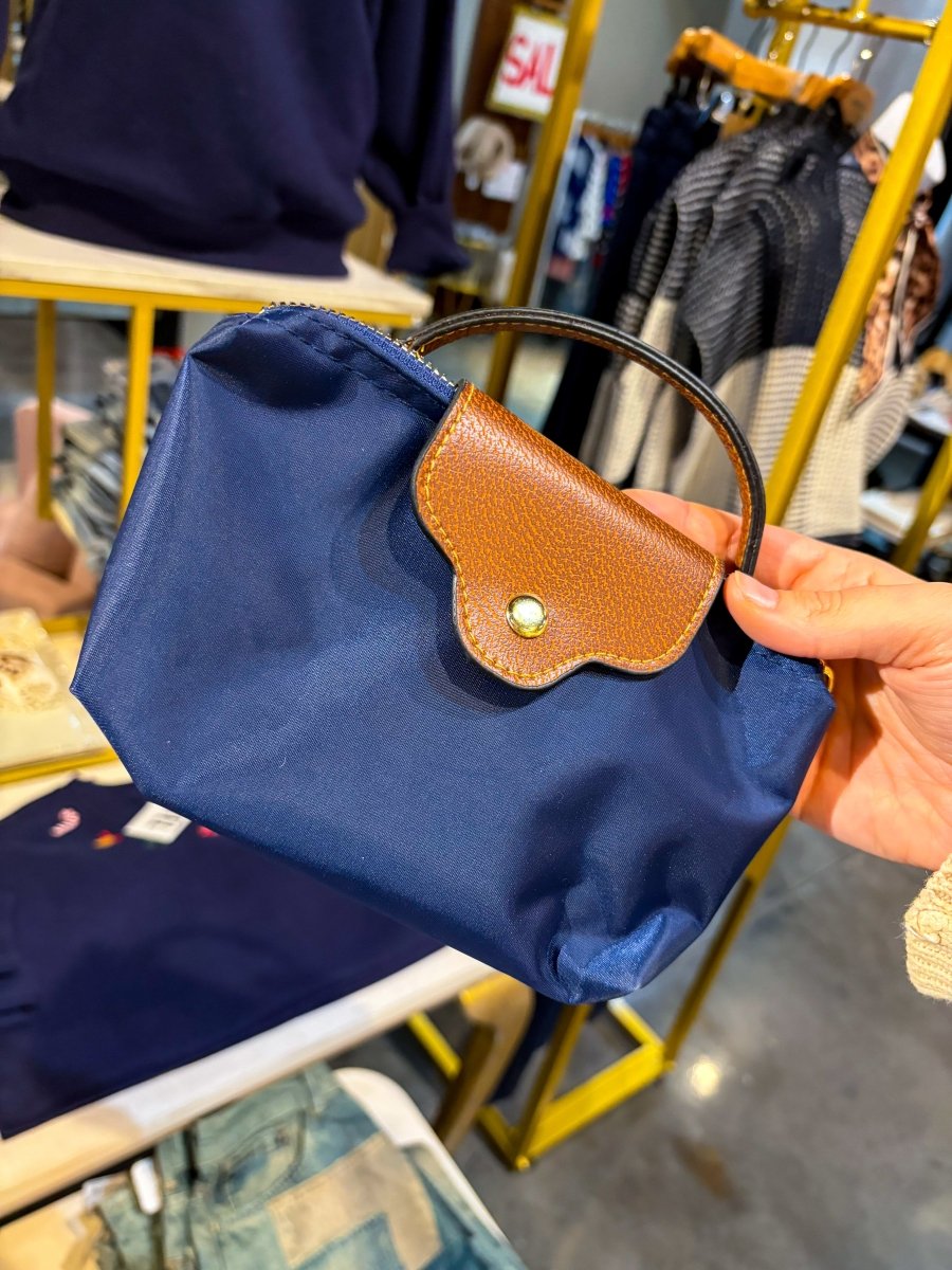 Lonnie Zip Mini Bag - Navy - Revel Boutique