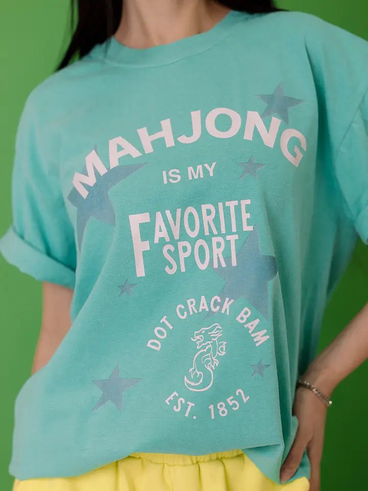 Mahjong Is My Favorite Sport Tee - Revel Boutique