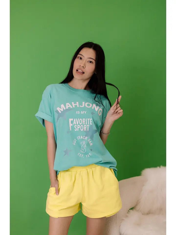 Mahjong Is My Favorite Sport Tee - Revel Boutique