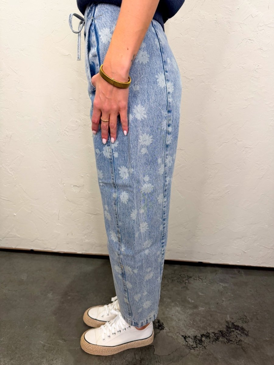 Making Wishes Dandelion Jeans - Revel Boutique