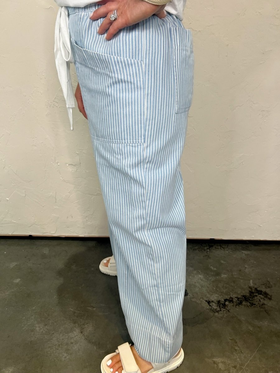 Malibu Striped Pants - Revel Boutique