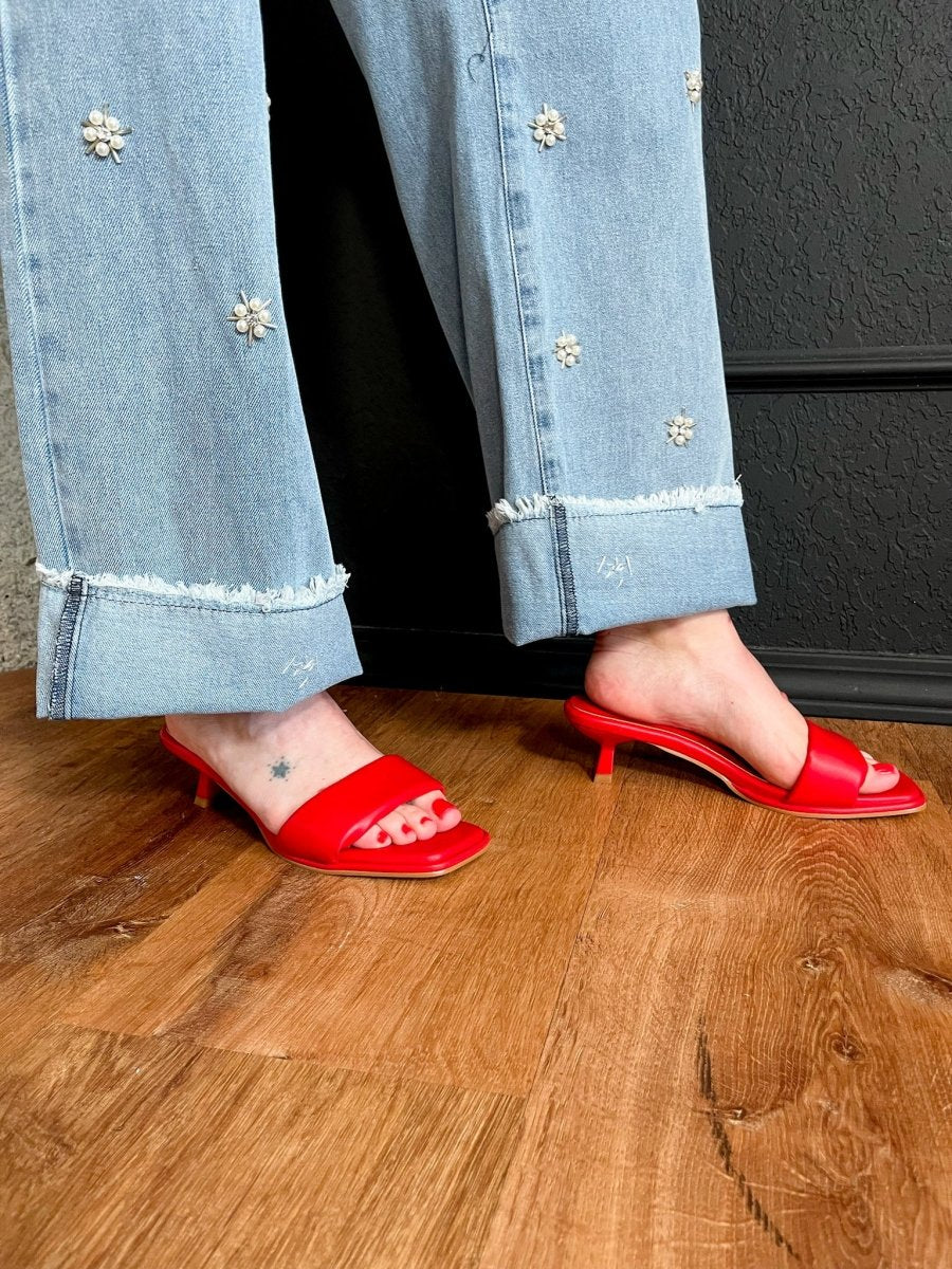Matisse: Blondie Heeled Sandal - Red - Revel Boutique