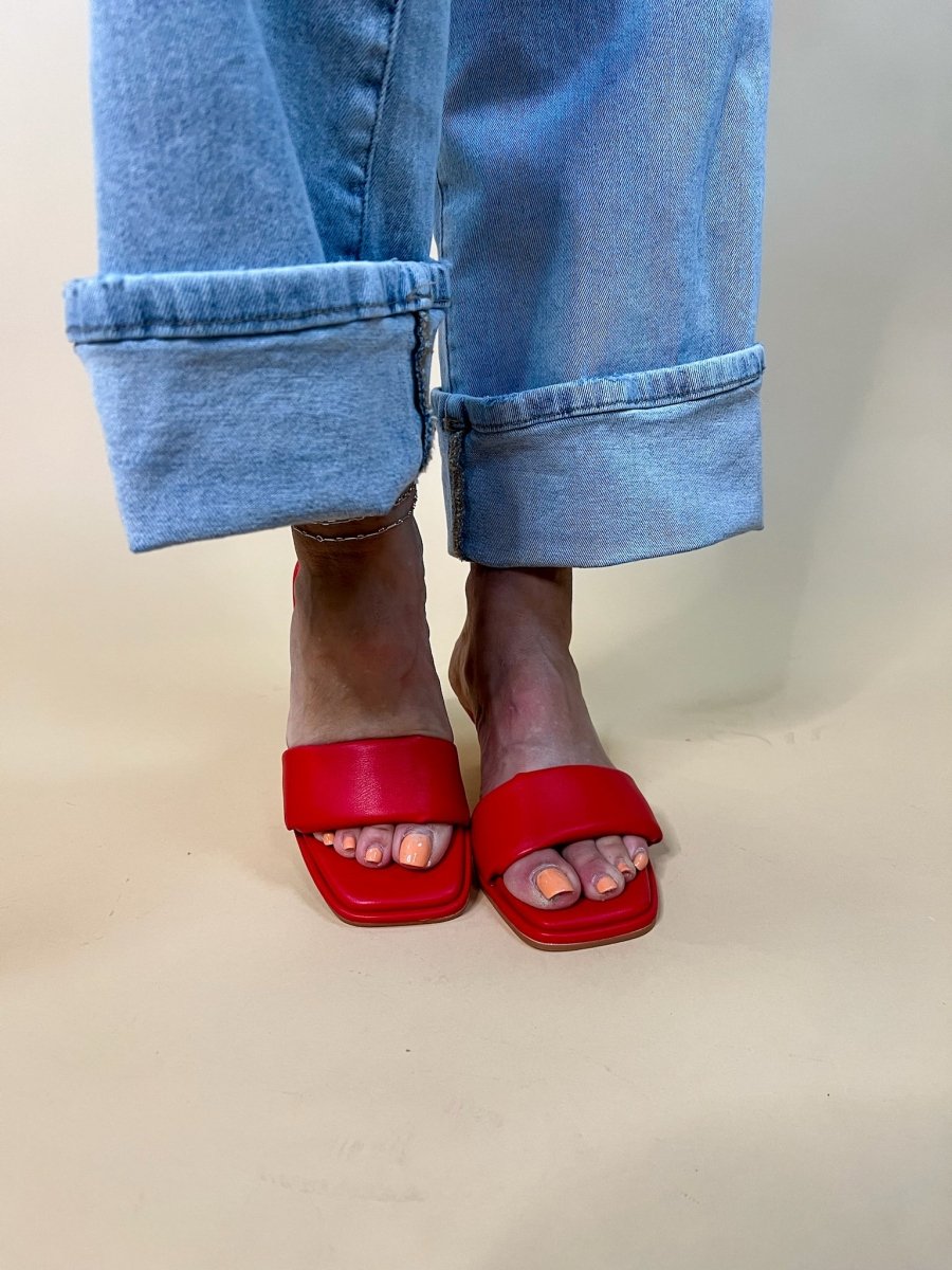 Matisse: Blondie Heeled Sandal - Red - Revel Boutique