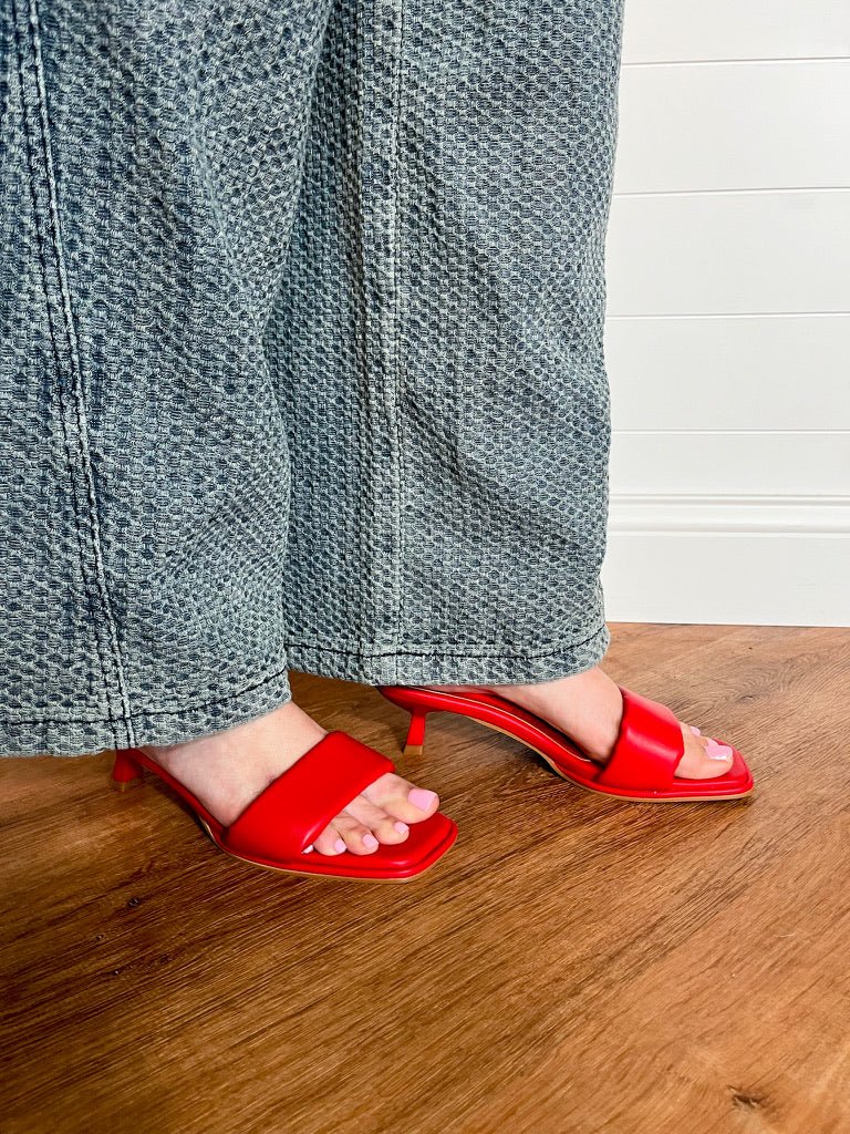 Matisse: Blondie Heeled Sandal - Red - Revel Boutique