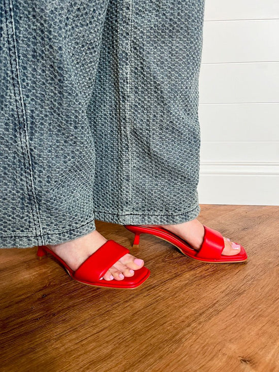 Matisse: Blondie Heeled Sandal - Red - Revel Boutique