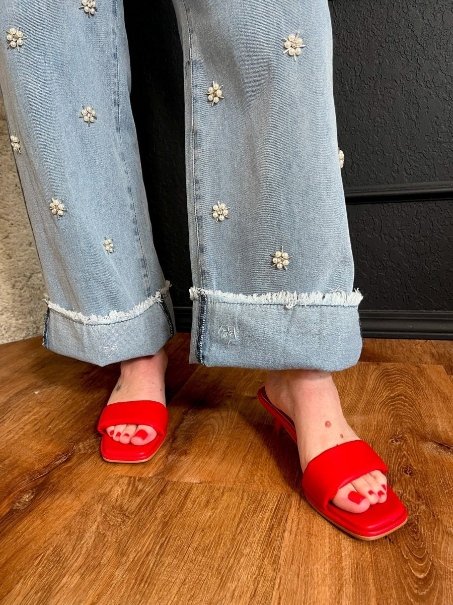 Matisse: Blondie Heeled Sandal - Red - Revel Boutique