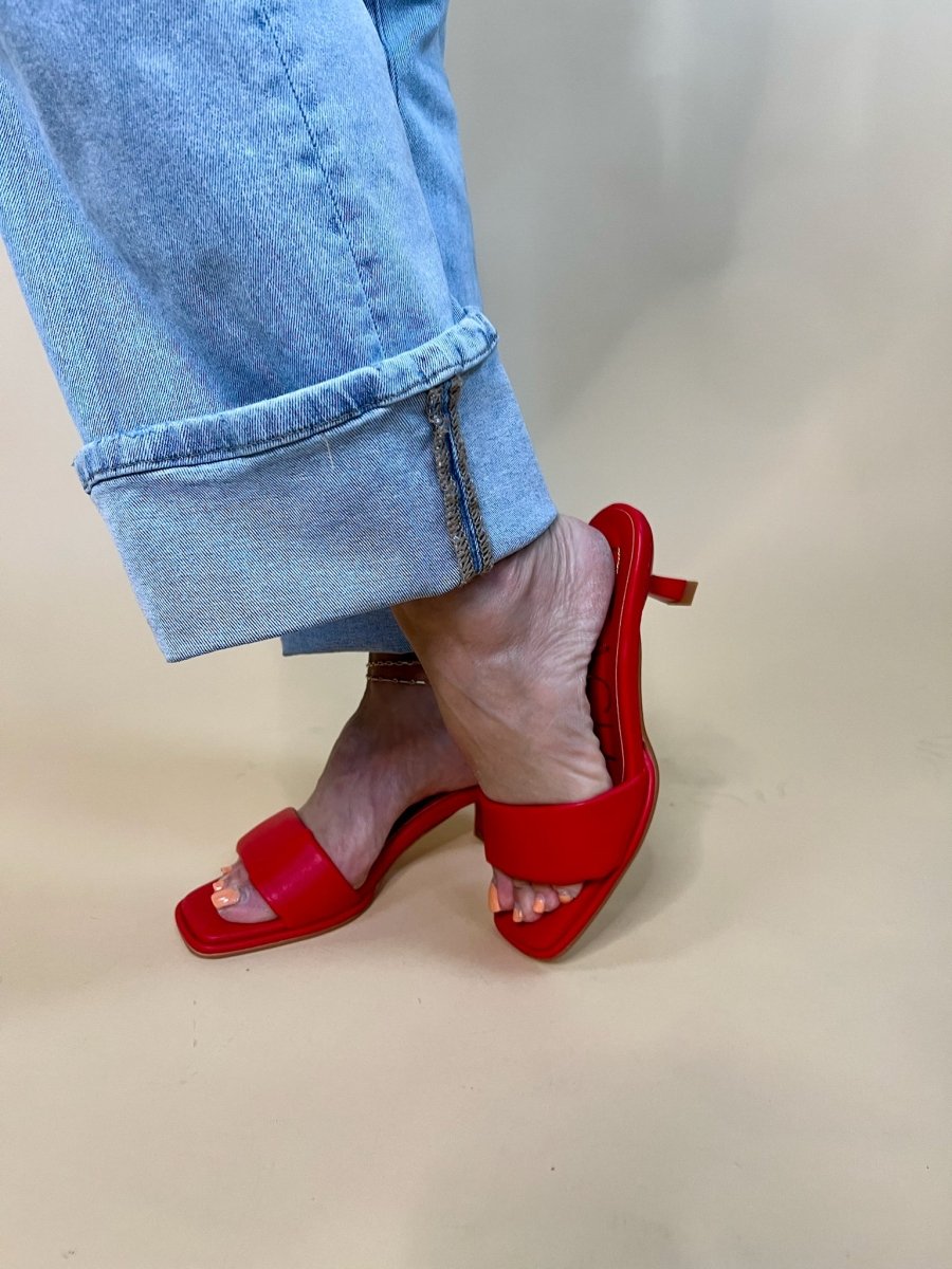 Matisse: Blondie Heeled Sandal - Red - Revel Boutique