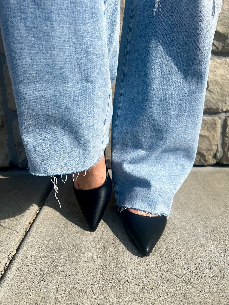 Matisse: Grazia Sling Back Heel - Black - Revel Boutique