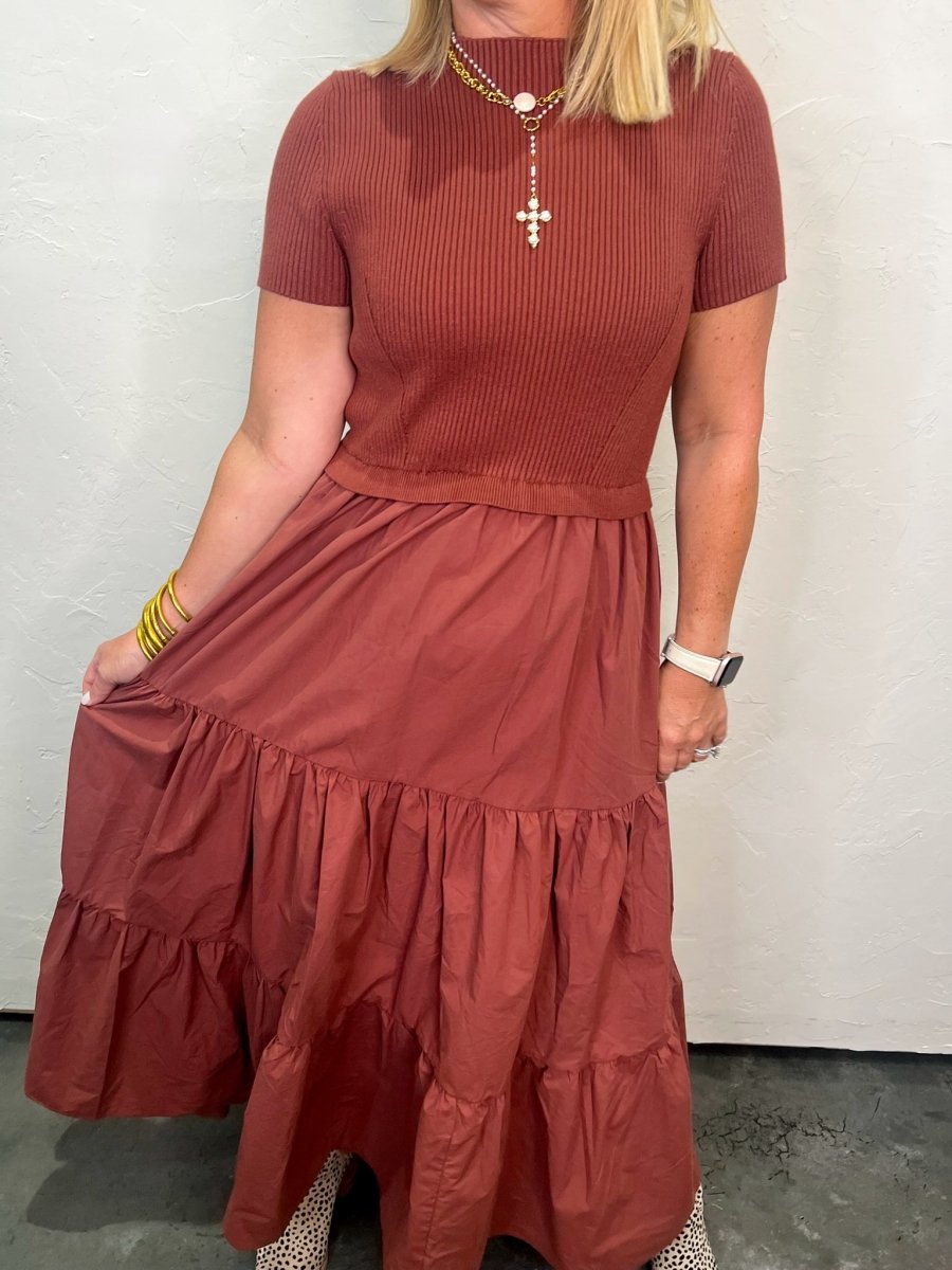 Merlot Dress - Revel Boutique
