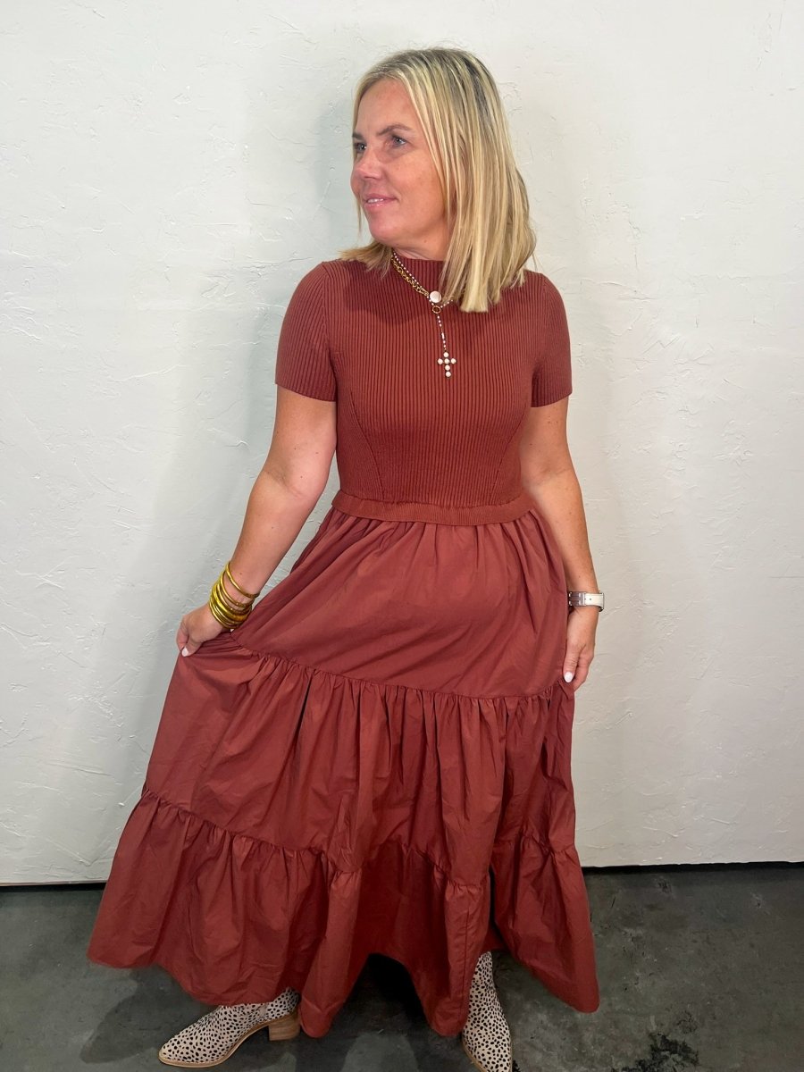 Merlot Dress - Revel Boutique