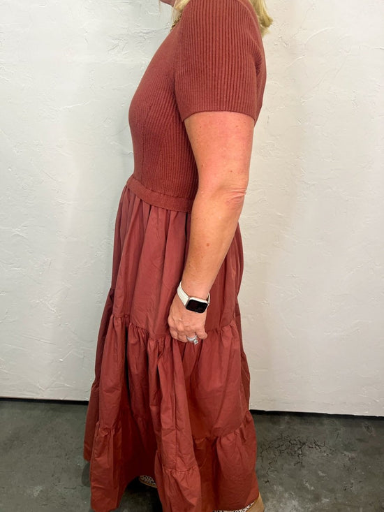 Merlot Dress - Revel Boutique