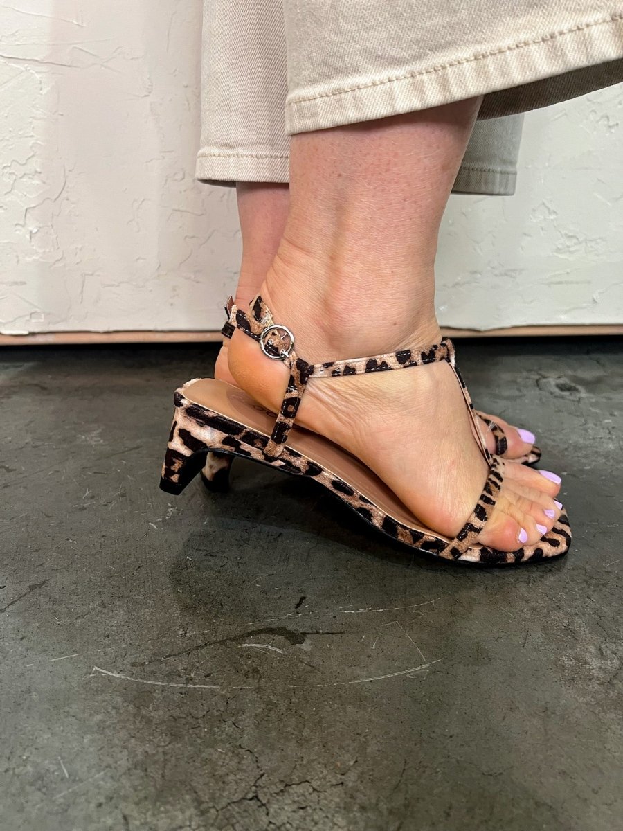Mia Square Top Strappy Heel - Revel Boutique