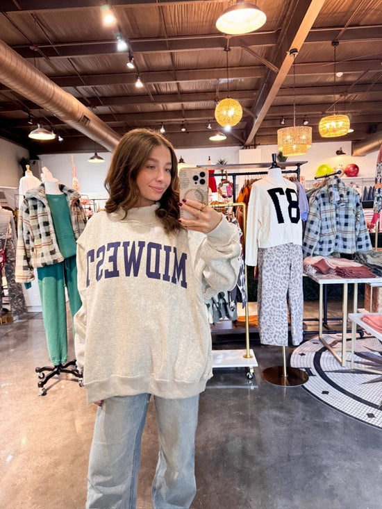 Midwest/Babe Reversible Mockneck - Revel Boutique