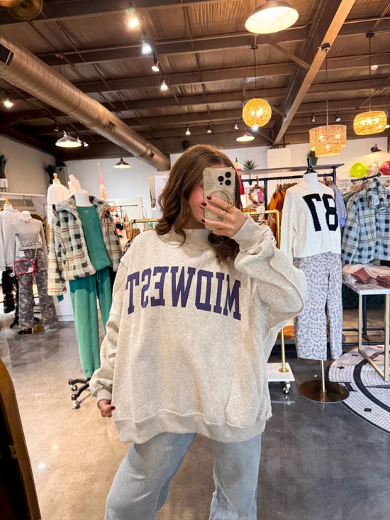 Midwest/Babe Reversible Mockneck - Revel Boutique