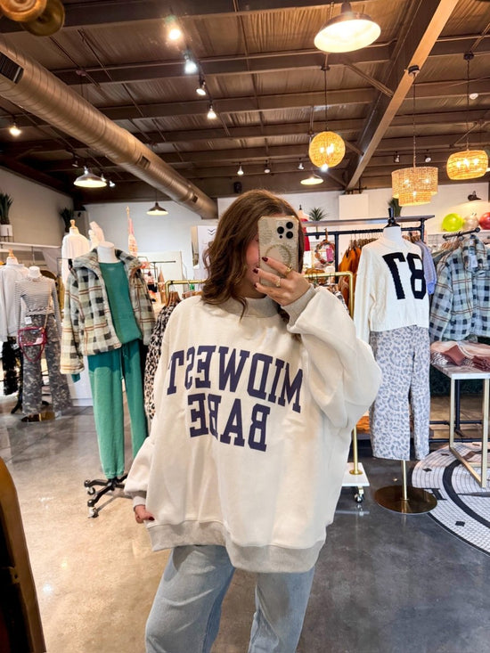 Midwest/Babe Reversible Mockneck - Revel Boutique