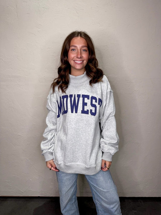 Midwest/Babe Reversible Mockneck - Revel Boutique