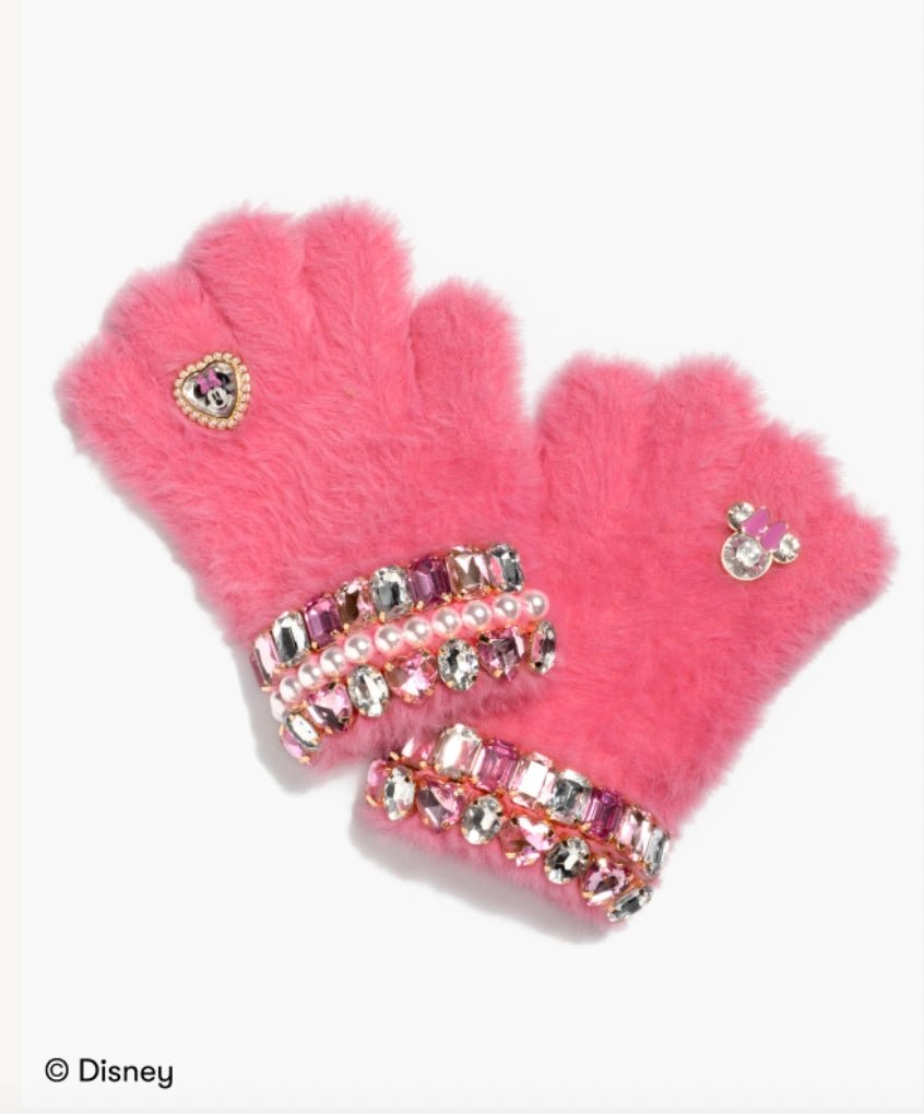 Minnie Jeweled Gloves - Revel Boutique