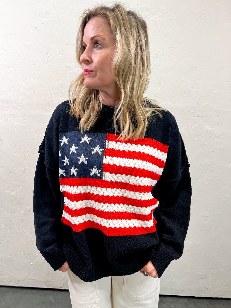Miss Americana Sweater - Black - Revel Boutique
