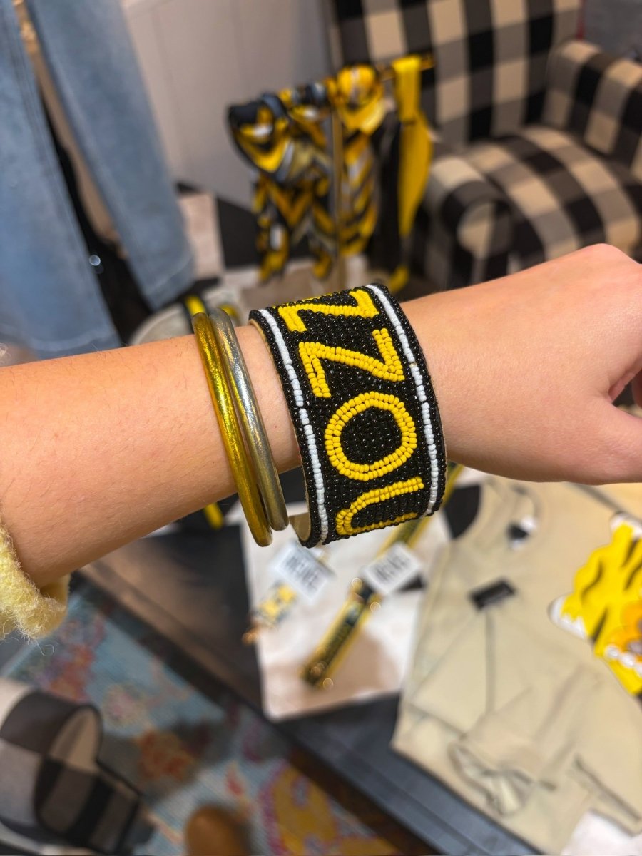 Mizzou Beaded Cuff - Revel Boutique