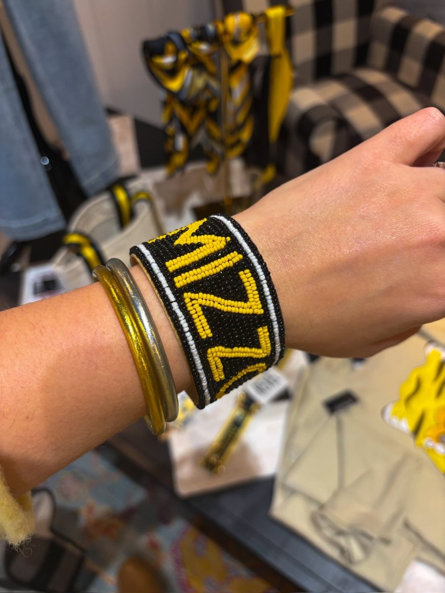 Mizzou Beaded Cuff - Revel Boutique