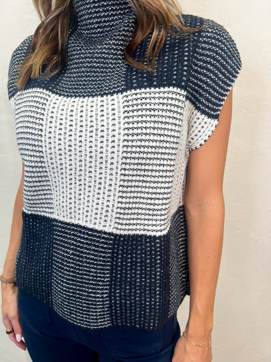 Navy Neutral Sweater - Revel Boutique