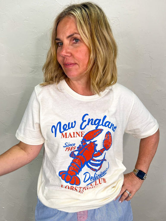 New England Lobster Club Tee - Revel Boutique