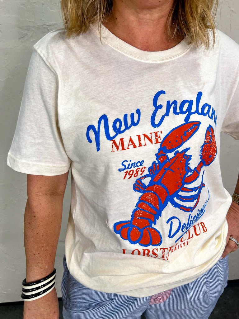 New England Lobster Club Tee - Revel Boutique