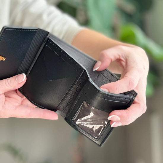Next Step Trifold Wallet - Black - Revel Boutique