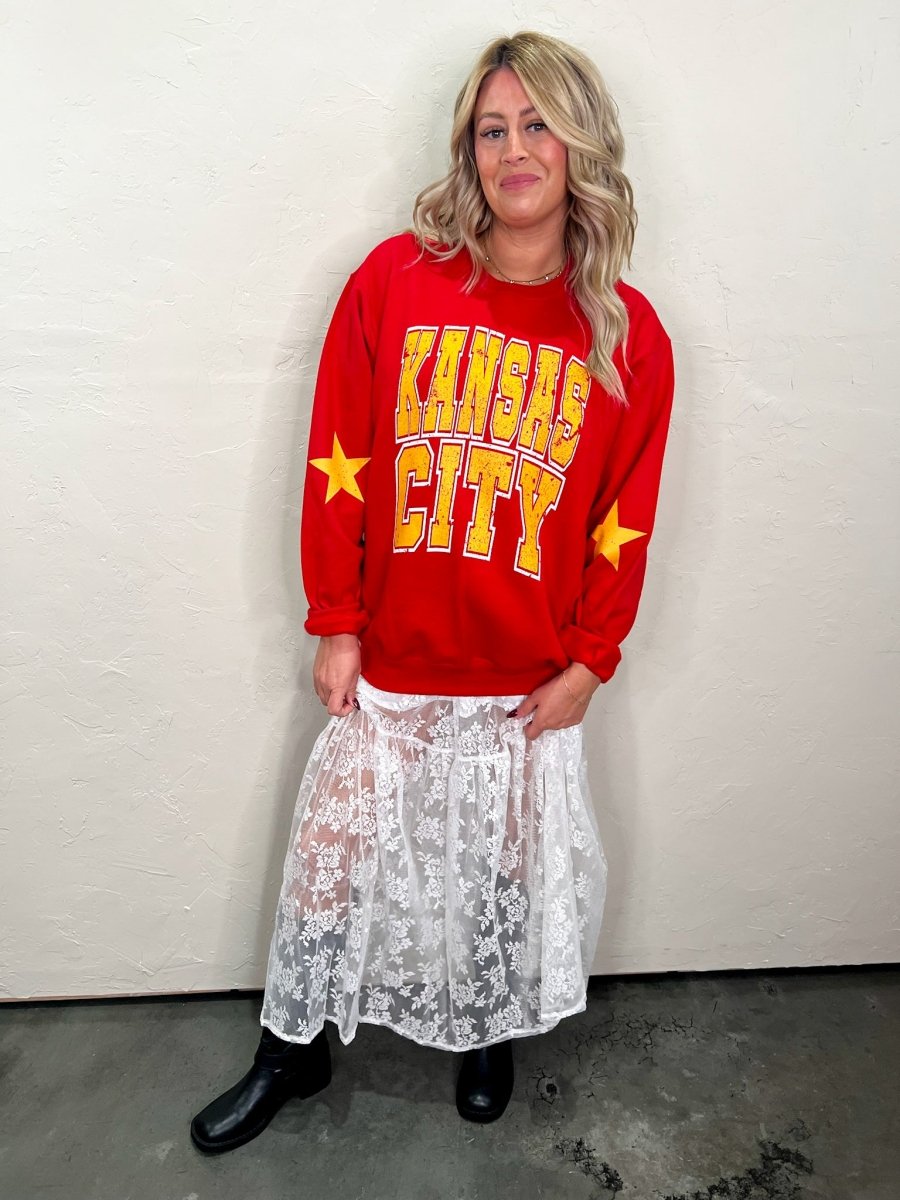 Paris Lace Midi Skirt - White - Revel Boutique