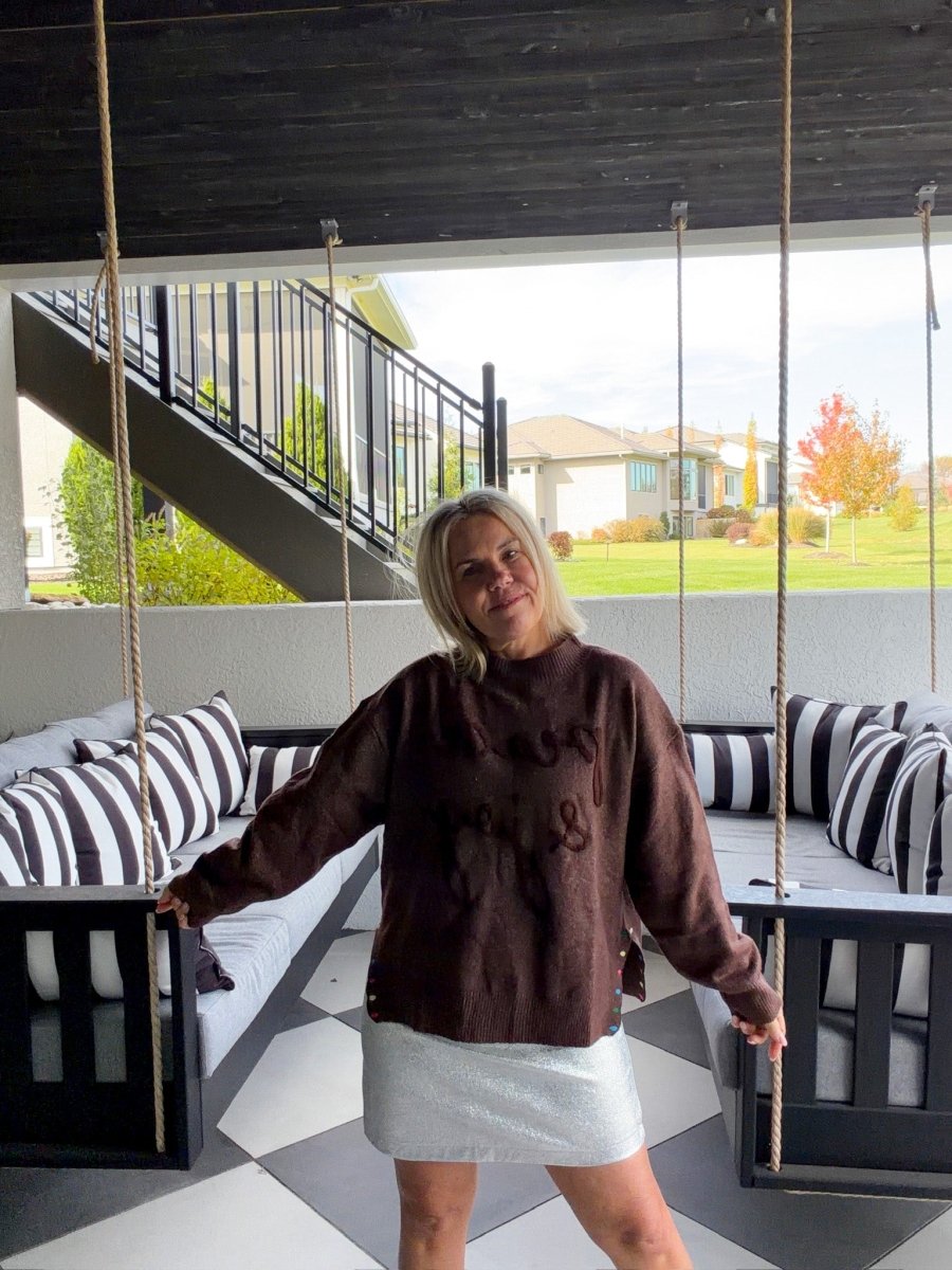 Peace & Joy Sweater - Revel Boutique