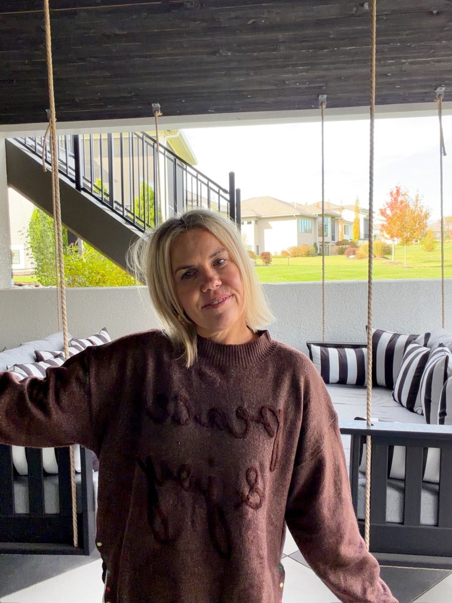 Peace & Joy Sweater - Revel Boutique