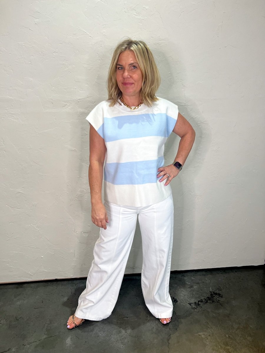 Pickin' Daisies White Jeans - Revel Boutique