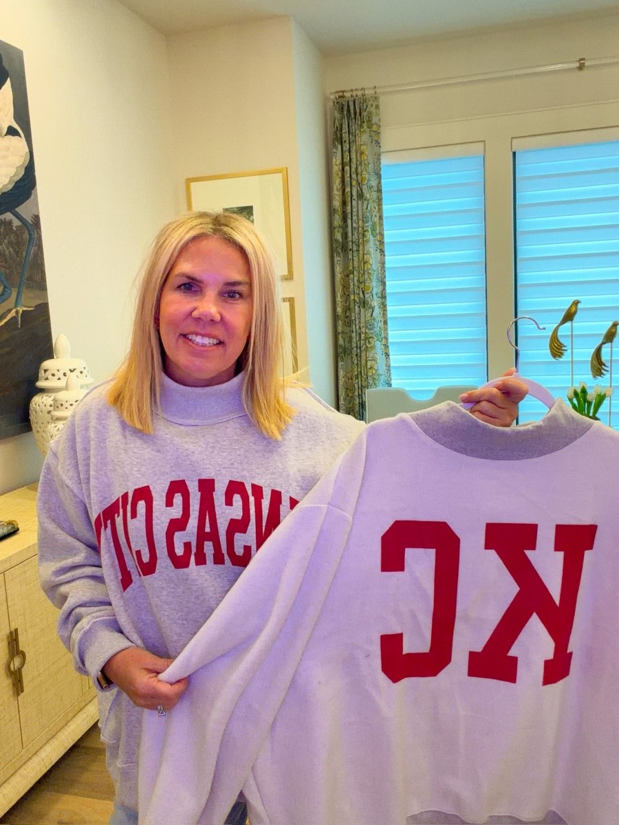 PREORDER KC/Kansas City Reversible Mockneck - Revel Boutique