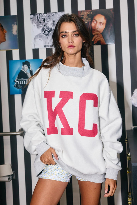 PREORDER KC/Kansas City Reversible Mockneck - Revel Boutique