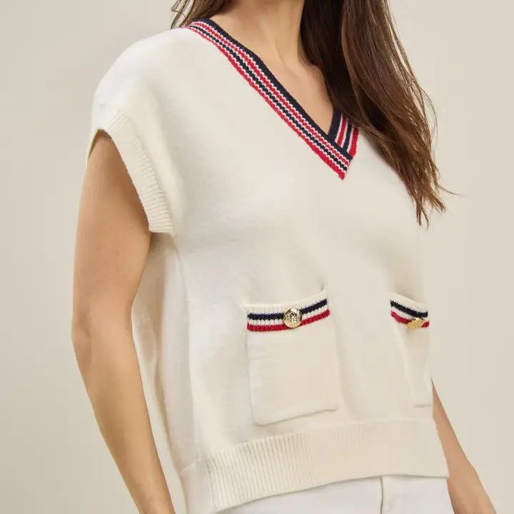 Prep School Sweater Vest - Revel Boutique