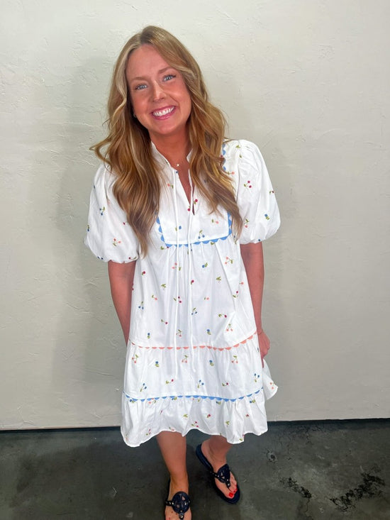 Pretty Please Embroidered Mini - Revel Boutique