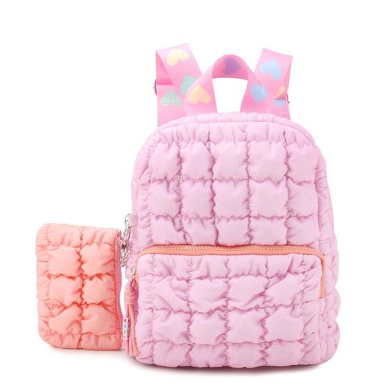 Quilted Scrunchies Mini Backpack - Revel Boutique
