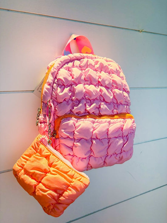 Quilted Scrunchies Mini Backpack - Revel Boutique
