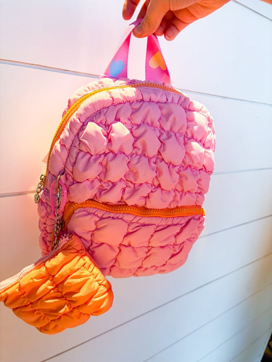 Quilted Scrunchies Mini Backpack - Revel Boutique