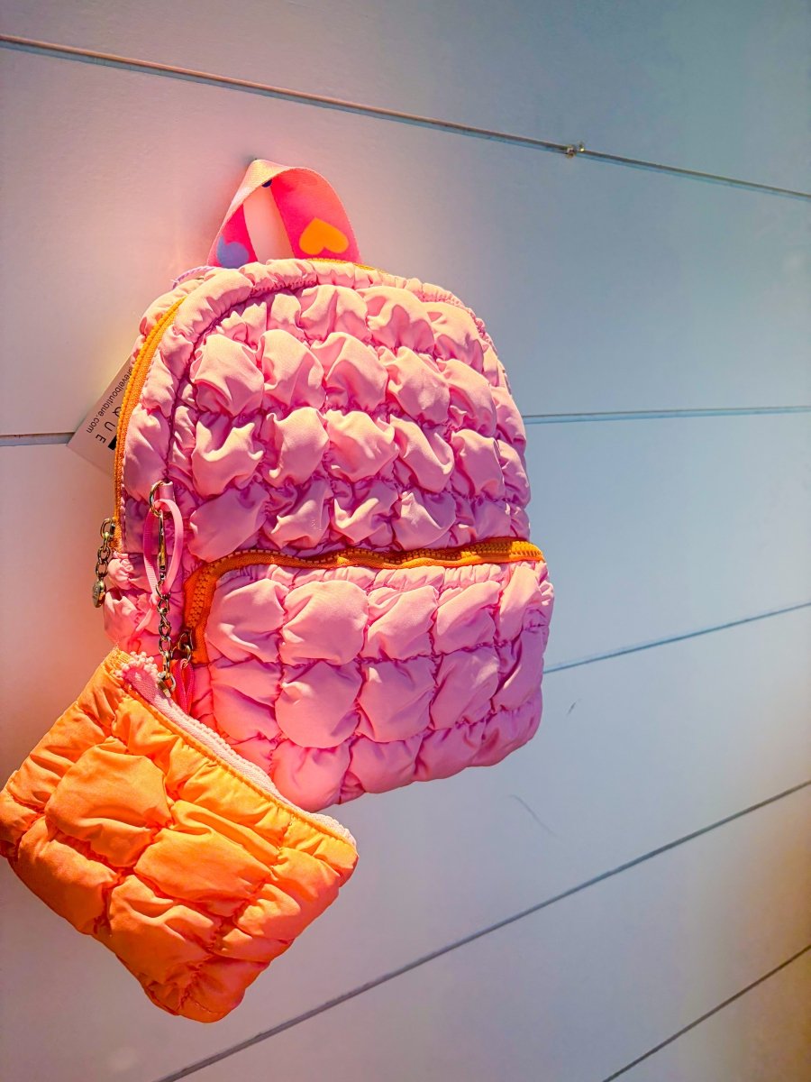 Quilted Scrunchies Mini Backpack - Revel Boutique