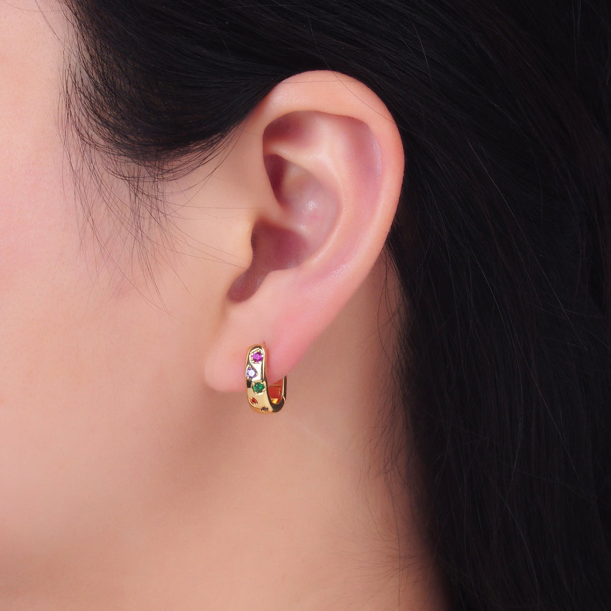 Rainbow Multicolor Earrings - Revel Boutique