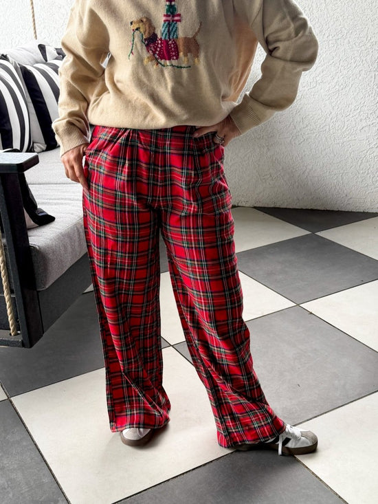 Ralph Plaid Christmas Pants - Revel Boutique